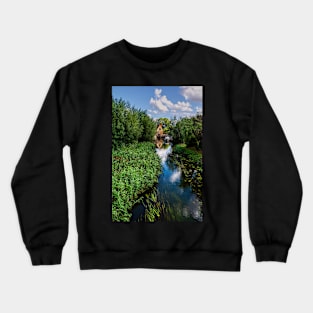 A Peaceful Backwater By Benson Weir Crewneck Sweatshirt